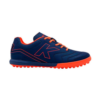 Zapatilla Baby Futbol Adulto Kelme Turf Galactico TF Azul Marino-Naranjo