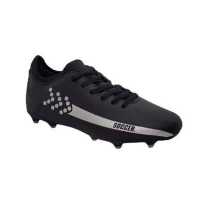 Zapato de Futbol Junior Soccer SP2 FG Negro-Plateado