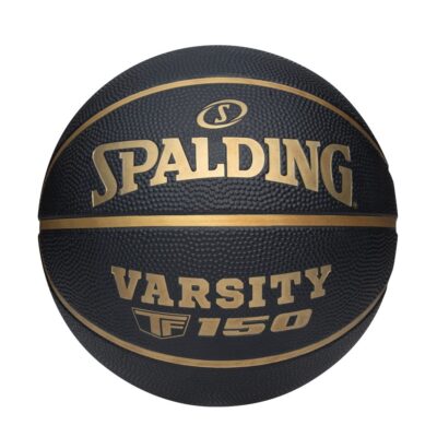 Balon Basquetbol Spalding Varsity TF-150 Negro-Dorado N°7