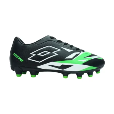 Zapato Futbol Adulto Lotto Siro FG Negro-Verde J0705