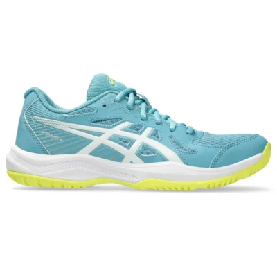 Zapatilla Voleibol Mujer Asics Upcourt 6 Celeste-Amarillo