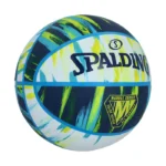 Balon Basquetbol Spalding Marble Series Azul N°7 - Imagen 2