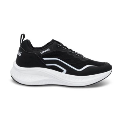 Zapatillas Running Hombre Spalding Circuit Negro-Blanco