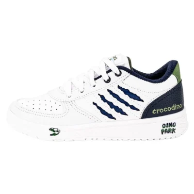 Zapatilla Junior Crocodino Blanco