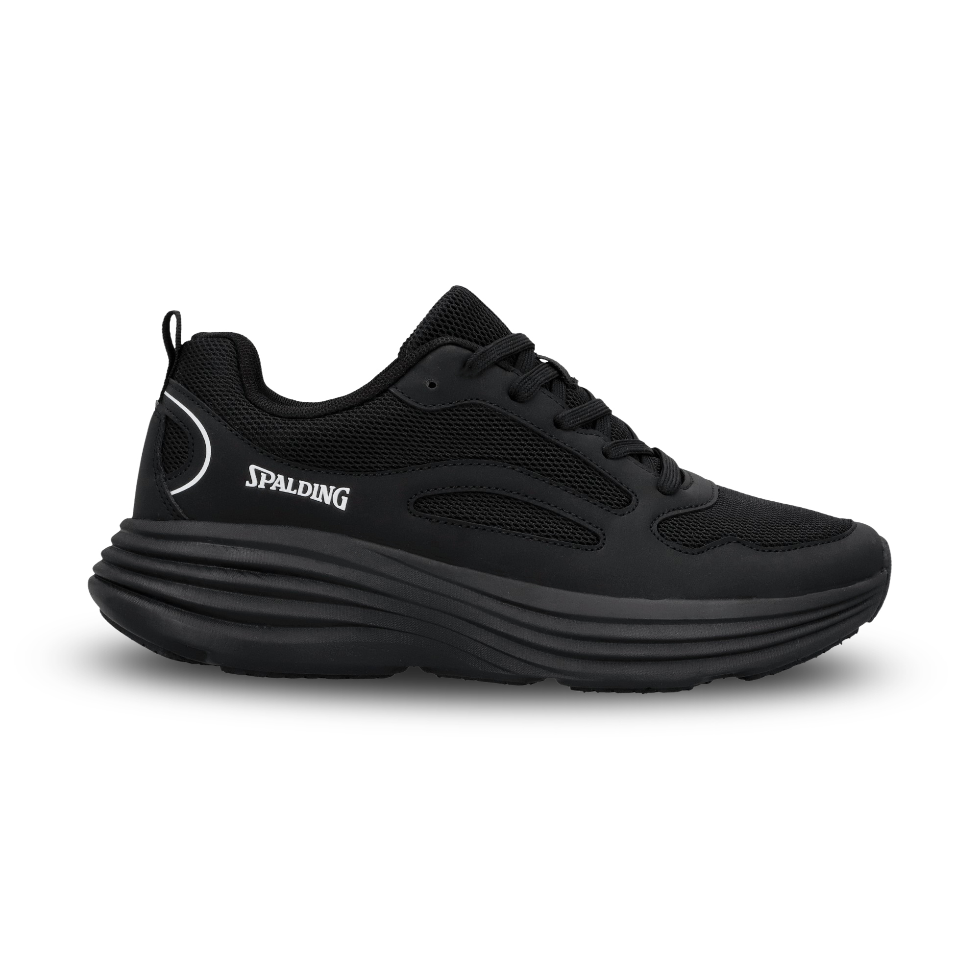 Zapatillas Running Junior Spalding Superset Negro-Negro